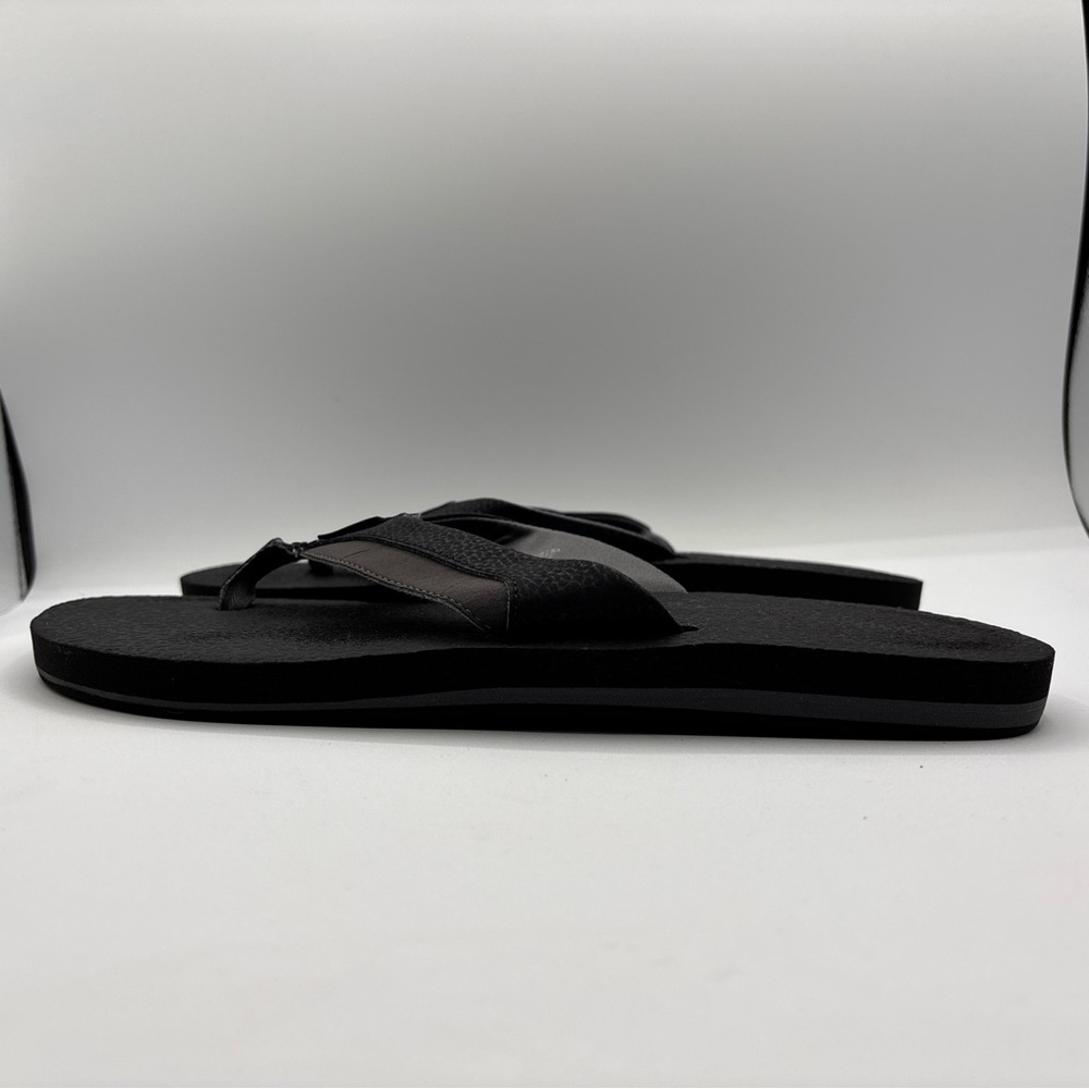 Reef Flip Flops Men's Size 12 K-10 EUR 45 Black Gray Slip On Comfort Sandals